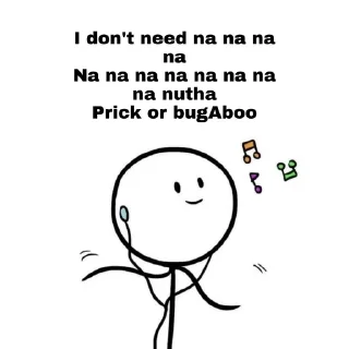 🎧 emoji Мы любим bugAboo 🐛 Telegram sticker 18 of 21