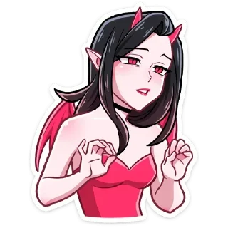 😳 emoji she-devil Telegram sticker 11 of 56