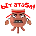 🤬 emoji Хамсыыр чороон by @yara_tu_art Telegram sticker 9 of 22