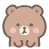 🐻 emoji ₍ δr᧐ᥕᥒ, ᥴ᧐ᥒy ᥲᥒɗ sᥲᥣᥣy ₎ ˚₊· ♡ @mewsticks Telegram sticker 9 of 40