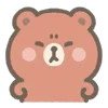 🐻 emoji ₍ δr᧐ᥕᥒ, ᥴ᧐ᥒy ᥲᥒɗ sᥲᥣᥣy ₎ ˚₊· ♡ @mewsticks Telegram sticker 12 of 40