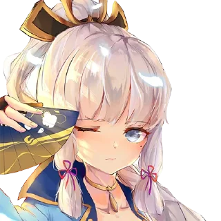 Sticker from ayaka waifu