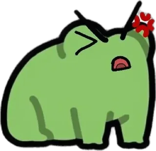 🌟 emoji Frog Telegram sticker 11 of 14