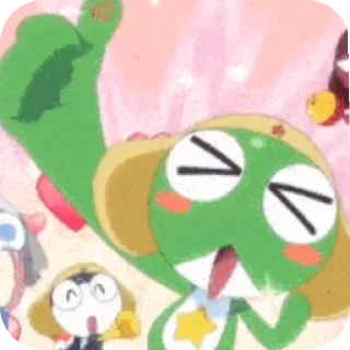 🐸 emoji \_sɢᴛ. ꜰʀᴏɢ_/ Keroro! @Saloinchocolate Telegram sticker 9 of 43