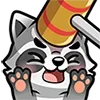 😫 emoji @kotletovvemoji | Raccoon Emoji Telegram sticker 7 of 32