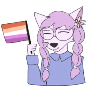 🏳️‍🌈 emoji Wolf Order Telegram sticker 5 of 120