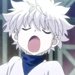 🙇 emoji 🌞Killua Love→ @stickers_love_bot Telegram sticker 23 of 120