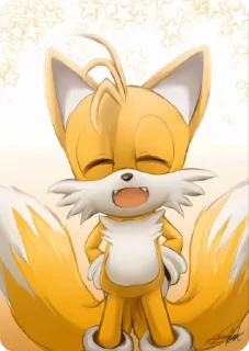 😄 emoji Only Tails Telegram sticker 7 of 50