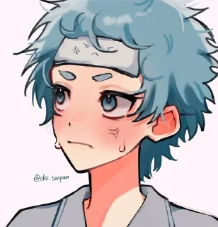 😥 emoji Cocoon Hajime))) Telegram sticker 22 of 22