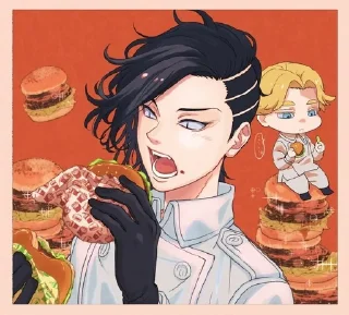 🍔 emoji Cocoon Hajime))) Telegram sticker 17 of 22