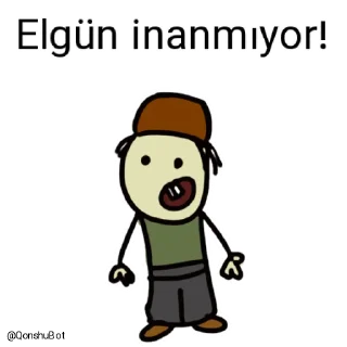 Sticker from Elgün @Qonshubot