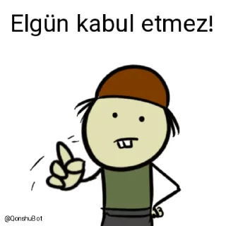 Sticker from Elgün @Qonshubot