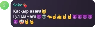 😼 emoji 🇰🇿 𝐄𝐯𝐞𝐥𝐞𝐧 𝐌𝐚𝐟𝐢𝐚 � pack by @QuotLyBot Telegram sticker 9 of 117