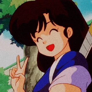 Sticker from Ranma 1/2 @pyrozochek