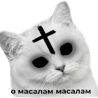 👻 emoji Коты чееек Telegram sticker 6 of 7