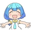 🤗 emoji Часовая-тян @Nyasticks Telegram sticker 16 of 41
