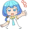 👋 emoji Часовая-тян @Nyasticks Telegram sticker 2 of 41