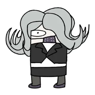 🥒 emoji danganronpa - @qwentymio Telegram sticker 13 of 120