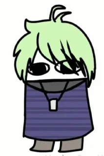 🥒 emoji danganronpa - @qwentymio Telegram sticker 6 of 120