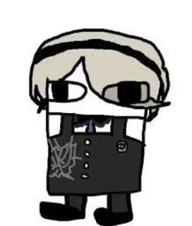 🥒 emoji danganronpa - @qwentymio Telegram sticker 10 of 120