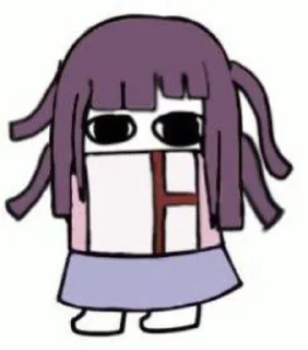 🥒 emoji danganronpa - @qwentymio Telegram sticker 3 of 120