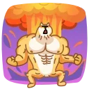 💪 emoji Doge Telegram sticker 15 of 35