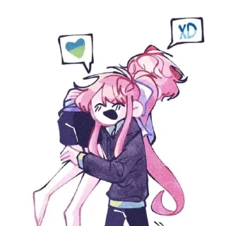 🎒 emoji 𝚌𐐼ё⍴ꭎ!! @sayorisska Telegram sticker 7 of 24