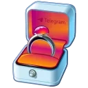 🎁 emoji Diamond Ring by @GiftChanges Telegram sticker 16 of 100
