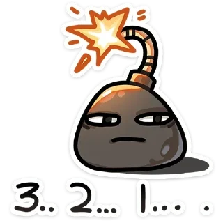 💣 emoji Больше стикеров 👉🏻 @stickertg4 Telegram sticker 8 of 49