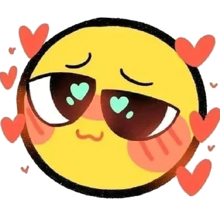 🥰 emoji Больше стикеров » @Stick4GramProjects Telegram sticker 2 of 64