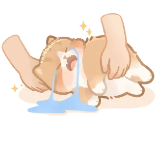 😢 emoji Котики / @Stick4GramProjects Telegram sticker 6 of 90