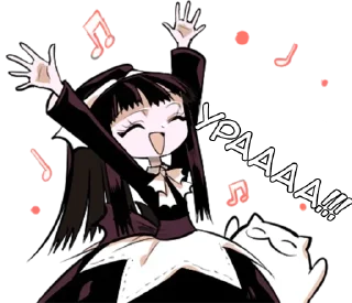 Sticker from Флора-тян - @tg_sticks