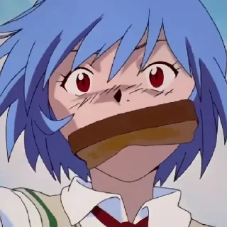 😋 emoji Аянами на все случаи жизни Telegram sticker 6 of 20
