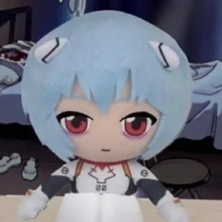 😪 emoji Аянами на все случаи жизни Telegram sticker 12 of 20