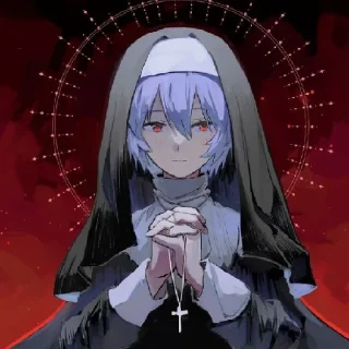 🤭 emoji Аянами на все случаи жизни Telegram sticker 8 of 20