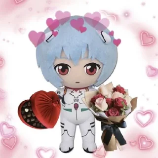 🥰 emoji Аянами на все случаи жизни Telegram sticker 14 of 20