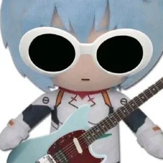 😎 emoji Аянами на все случаи жизни Telegram sticker 13 of 20