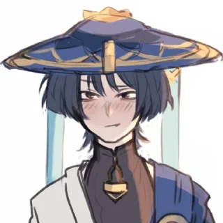 😶 emoji Scaramouche by @tuhlayakartoha538 Telegram sticker 19 of 22