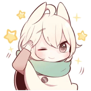 😉 emoji Зайчик @nyasticks Telegram sticker 11 of 40
