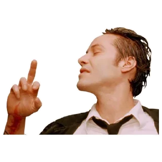🖕 emoji Middle Finger Telegram sticker 10 of 15
