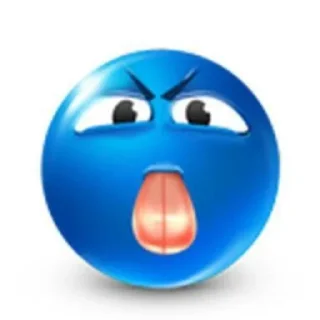 😋 emoji синие ебальчики Telegram sticker 24 of 27