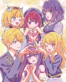 Sticker from ♡~{💟звёздное дитя/oshi no ko💜}