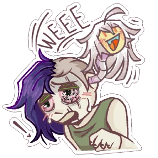 🤪 emoji Gary the tapeworm @ewwwabug Telegram sticker 6 of 71