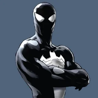 🌟 emoji black spider-man Telegram sticker 23 of 30
