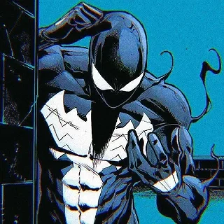 🌟 emoji black spider-man Telegram sticker 14 of 30