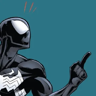 🌟 emoji black spider-man Telegram sticker 5 of 30