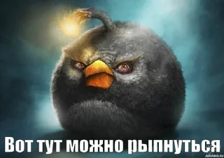 Sticker from Энгри Бёрдс Птички