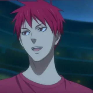 ☺️ emoji Seijuro Akashi | special for absolute M. Telegram sticker 13 of 54