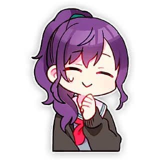 😊 emoji Project SEKAI feat. Hatsune Miku UNOFFICIAL PACK Telegram sticker 13 of 15