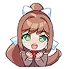 💚 emoji DDLC By: @Arad02mine Telegram sticker 8 of 46